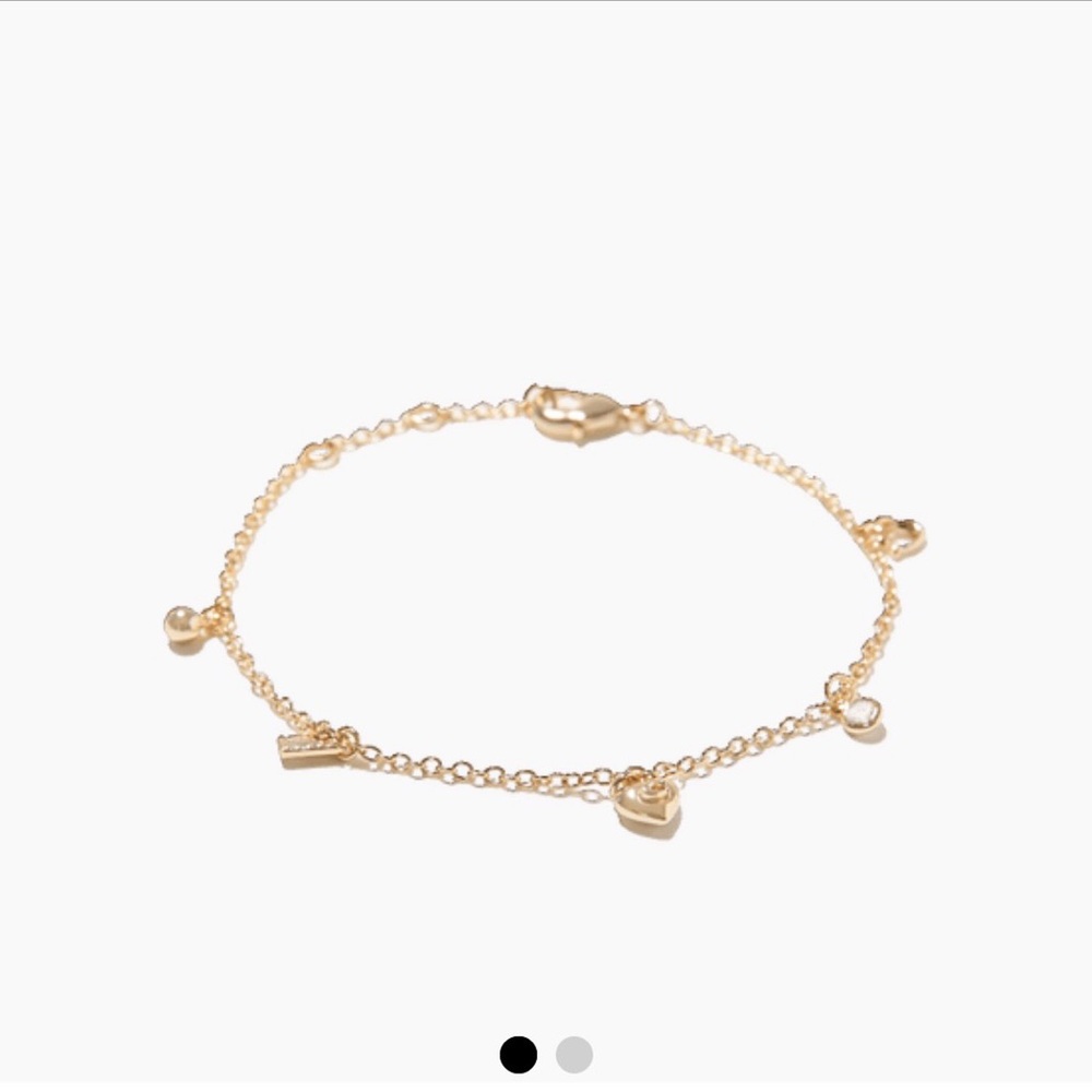 Coach Gold Charm Bracelet